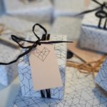 Geschenkverpackt mit Karte