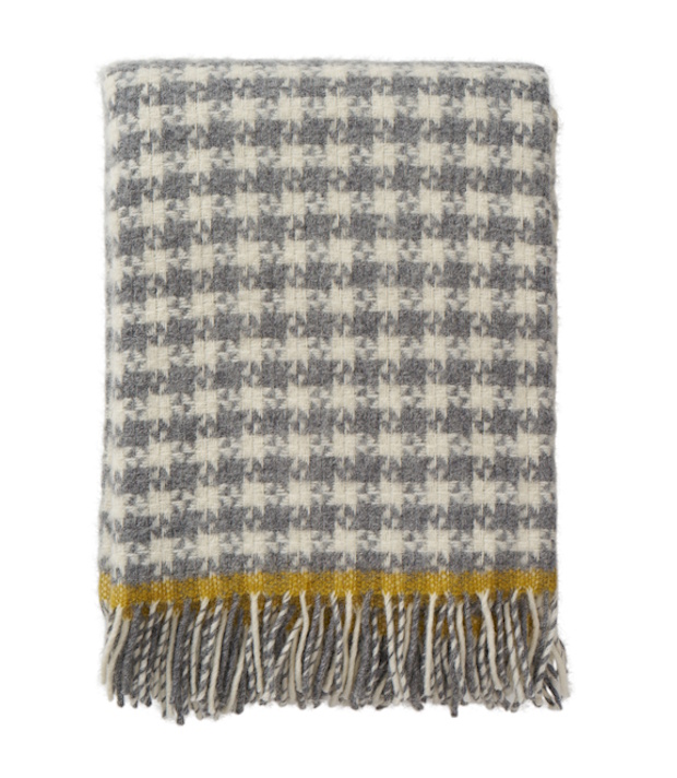 Lammwolldecke Dogtooth 130x200cm – Bild 3